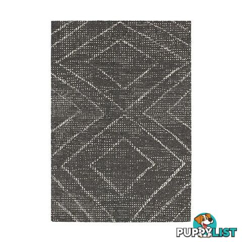 Heat Set Pile Harlem Charcoal Rug - Unbranded - 787976629854