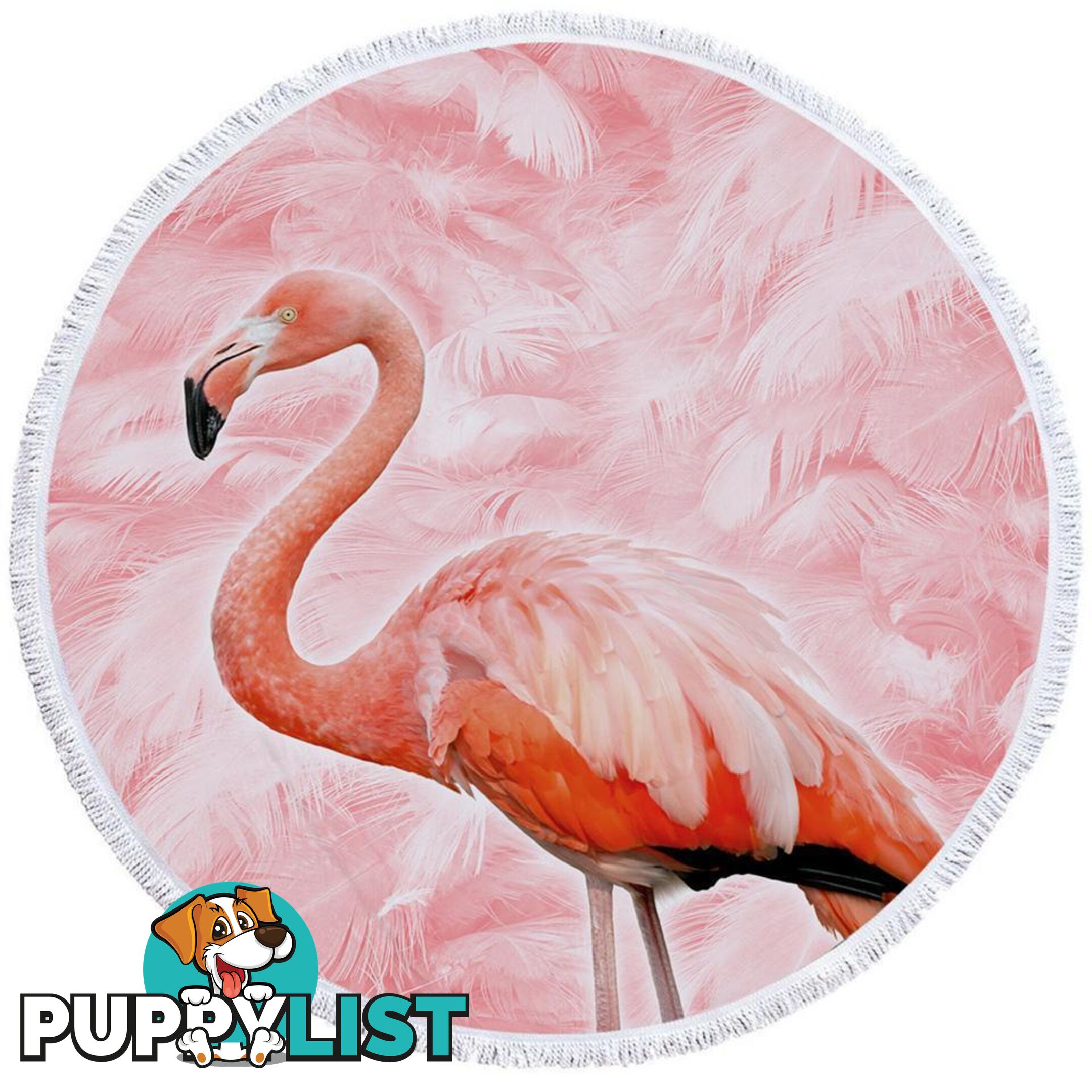 Pinkish Flamingo Beach Towel - Towel - 7427046316606