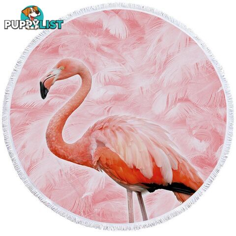 Pinkish Flamingo Beach Towel - Towel - 7427046316606