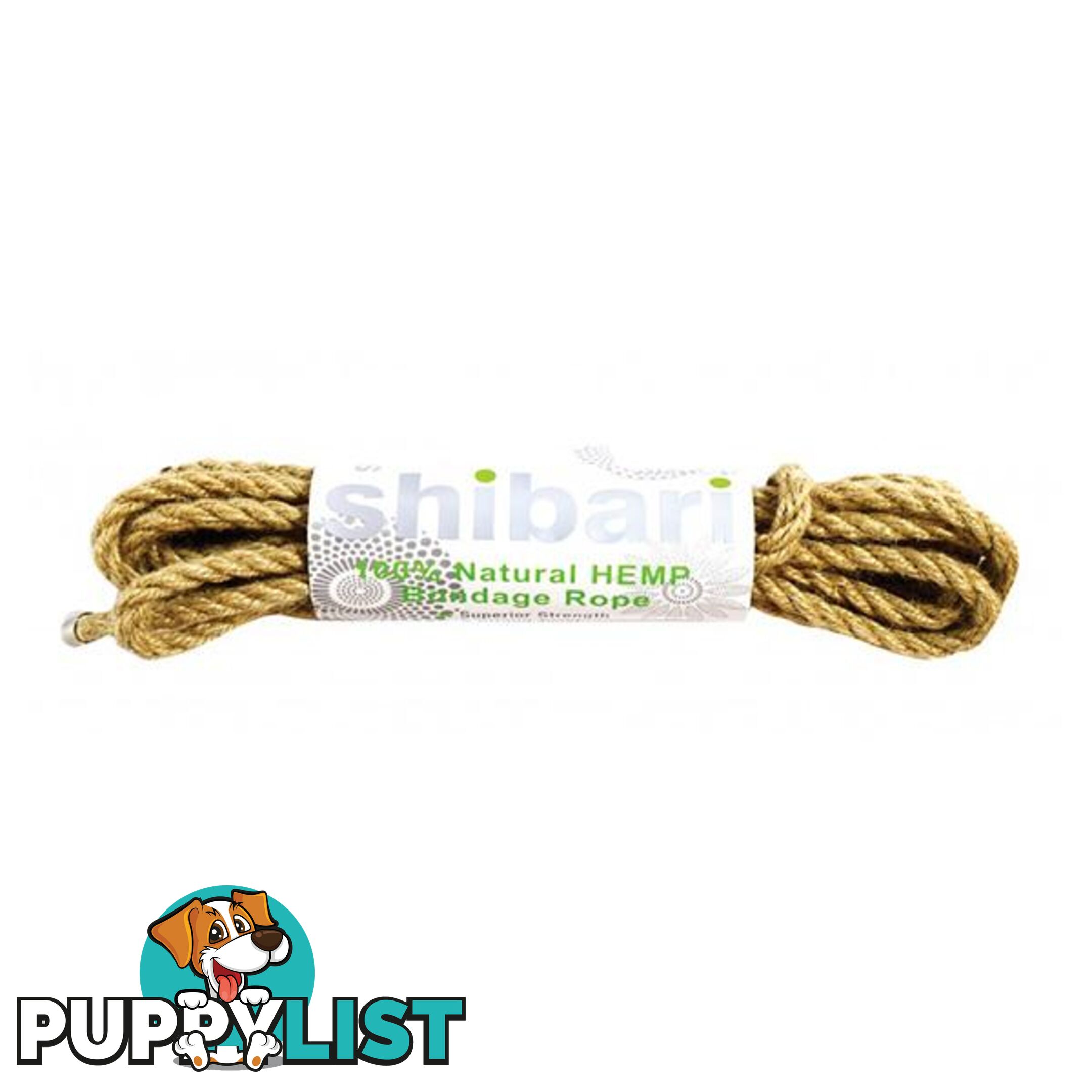 Shibari Rope 100 Percent Natural Hemp Brown - Shibari - 859612002564