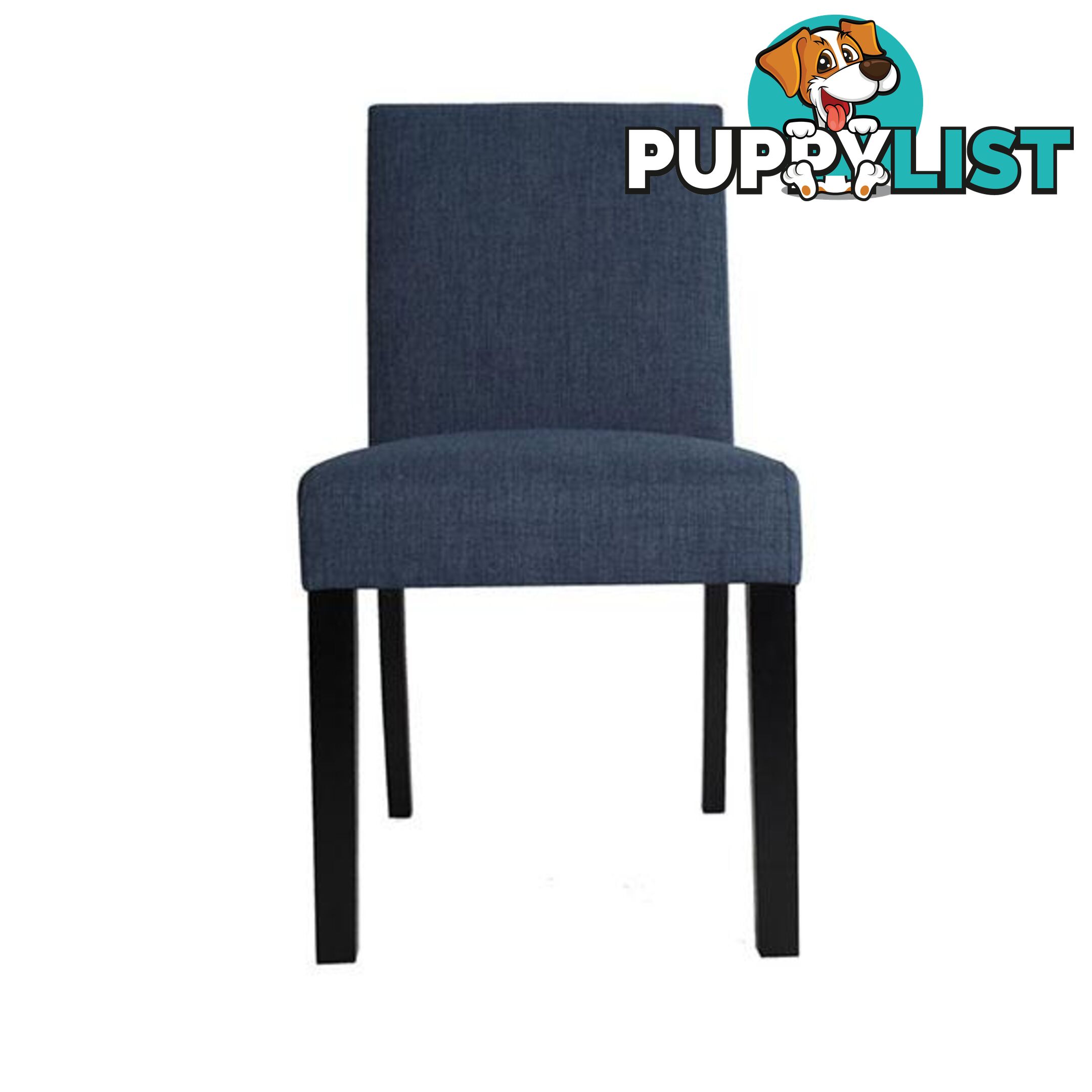 2 Tom Dining Chair Denim Flat Pack - Dining Chair - 7427046210188