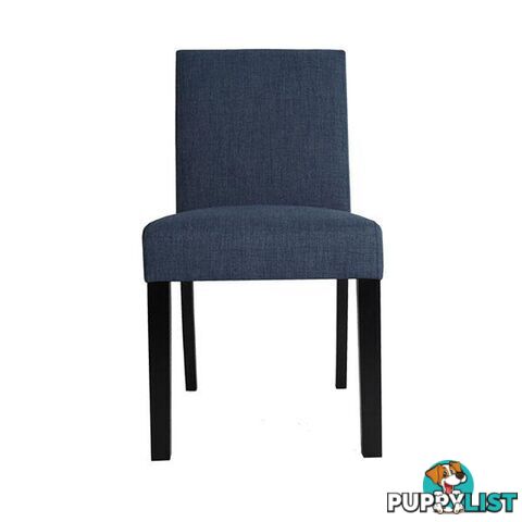 2 Tom Dining Chair Denim Flat Pack - Dining Chair - 7427046210188