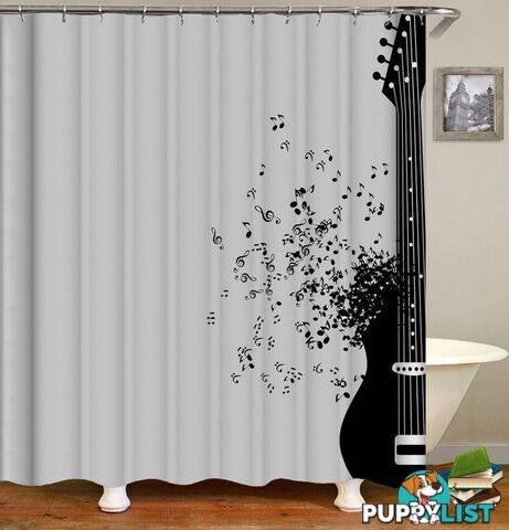 Guitar Is Life Shower Curtain - Curtain - 7427045909434