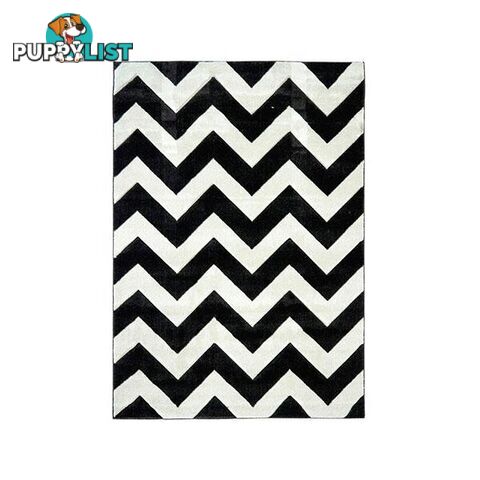 Picasso Chevron B And W Home Rug - Unbranded - 9324373027565