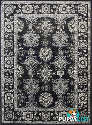 Old World Ziegler Navy Grey Rug - Unbranded - 9476062046712