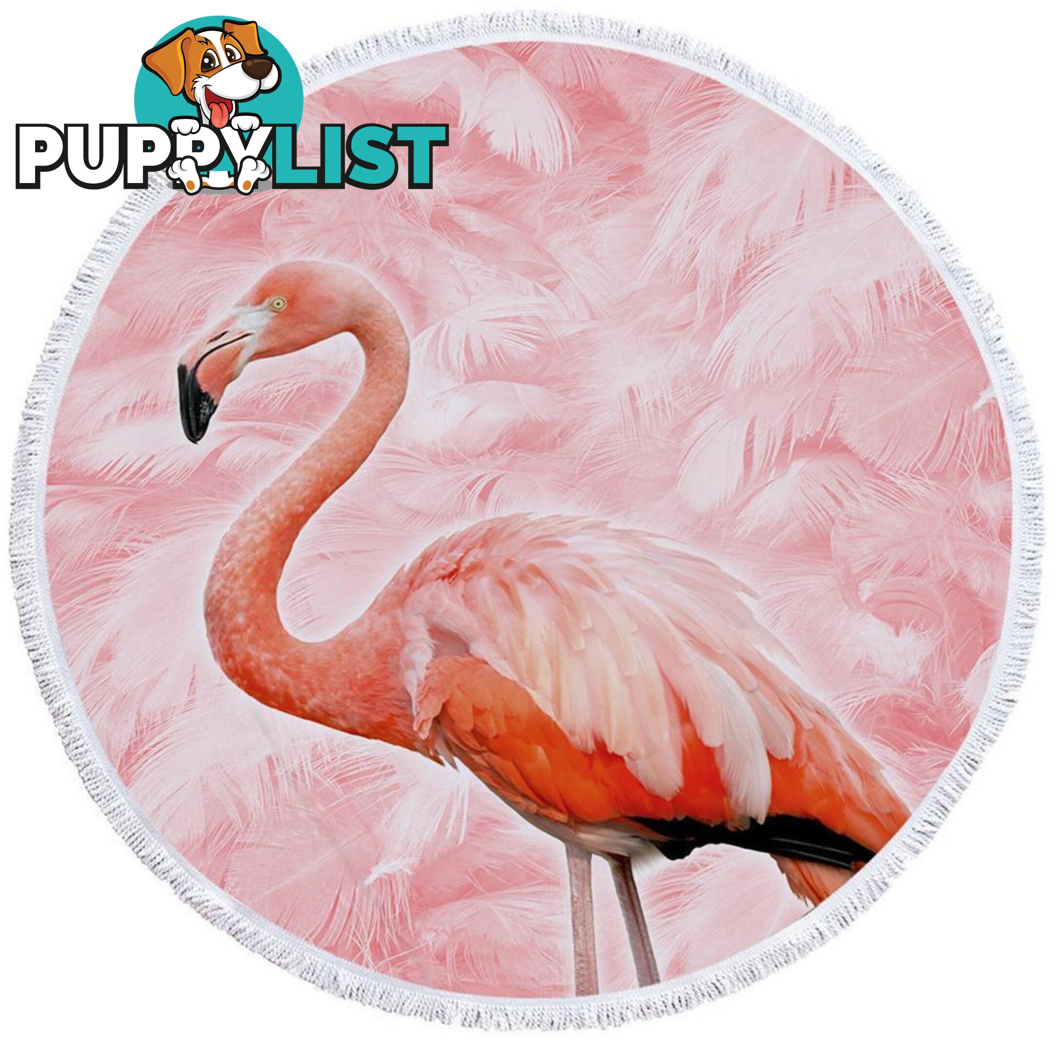 Pinkish Flamingo Beach Towel - Towel - 7427046316613