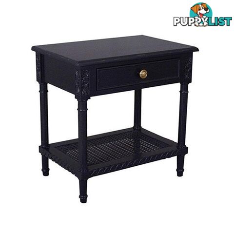 Polo Side Table Bedside Black - Bedside table - 7427046211505