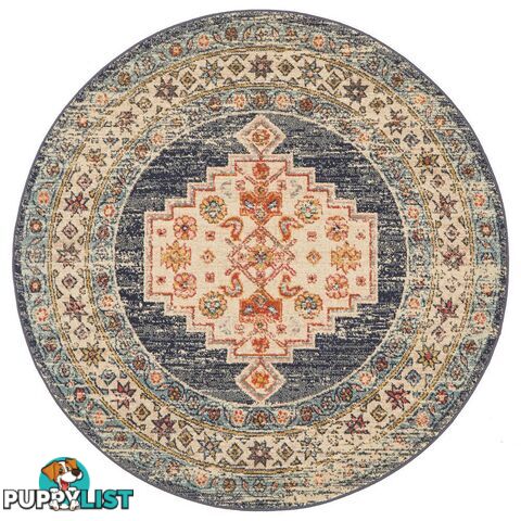 Legacy Round Ecru Rug - Unbranded - 9375321884365