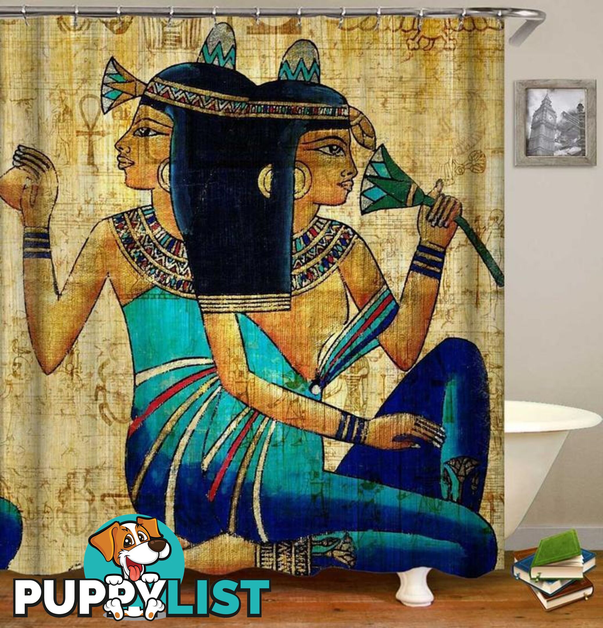 Egyptian Shower Curtain - Curtain - 7427046131742