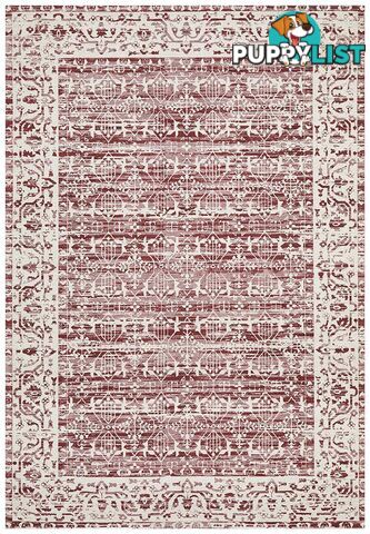 Magnolia Border Rose Rug - Unbranded - 9375321879835