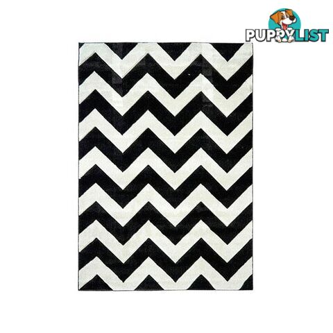 Picasso Chevron B And W Home Rug - Unbranded - 9324373027510