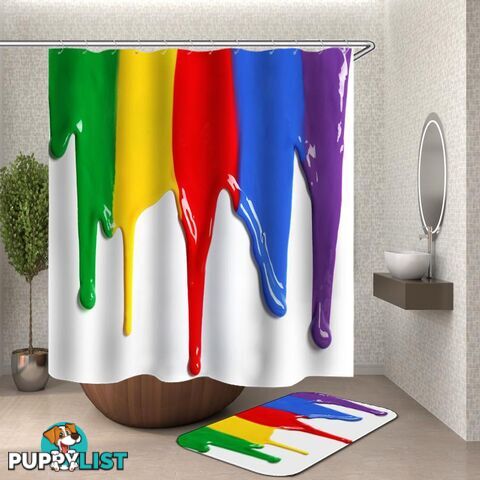 Melting Colors Shower Curtain - Curtain - 7427046122009