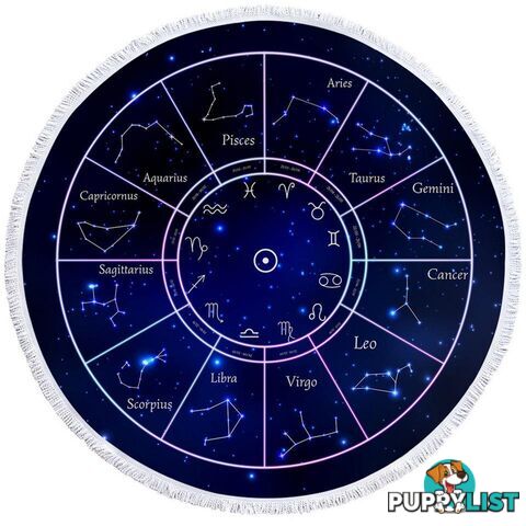 Zodiac Beach Towel - Towel - 7427046313605