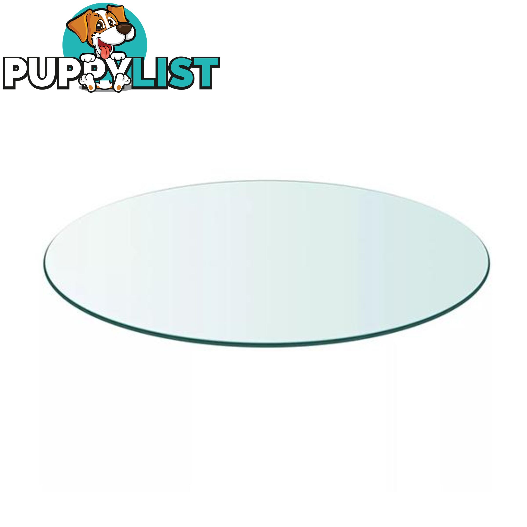 Table Top Tempered Glass Round 400 Mm - Table Top - 787976575328