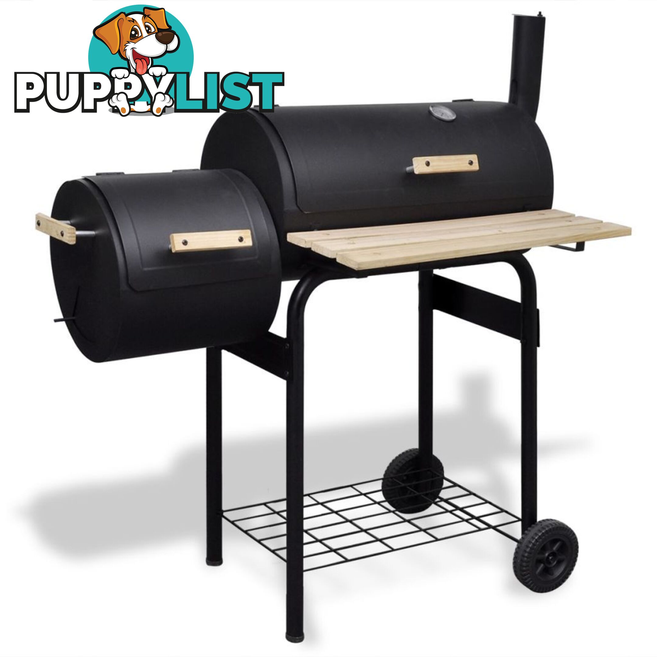 Classic Charcoal BBQ Offset Smoker - Unbranded - 4326500415028