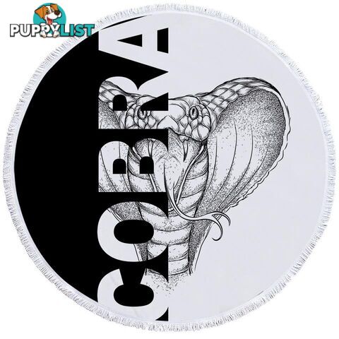 Cobra Beach Towel - Towel - 7427046344234