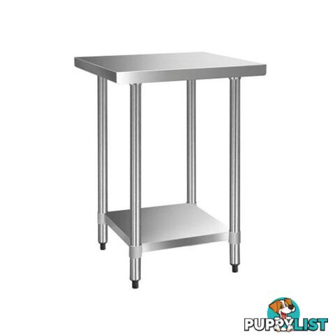 430 Stainless Steel Kitchen Work Bench Table - Cefito - 7427005874451