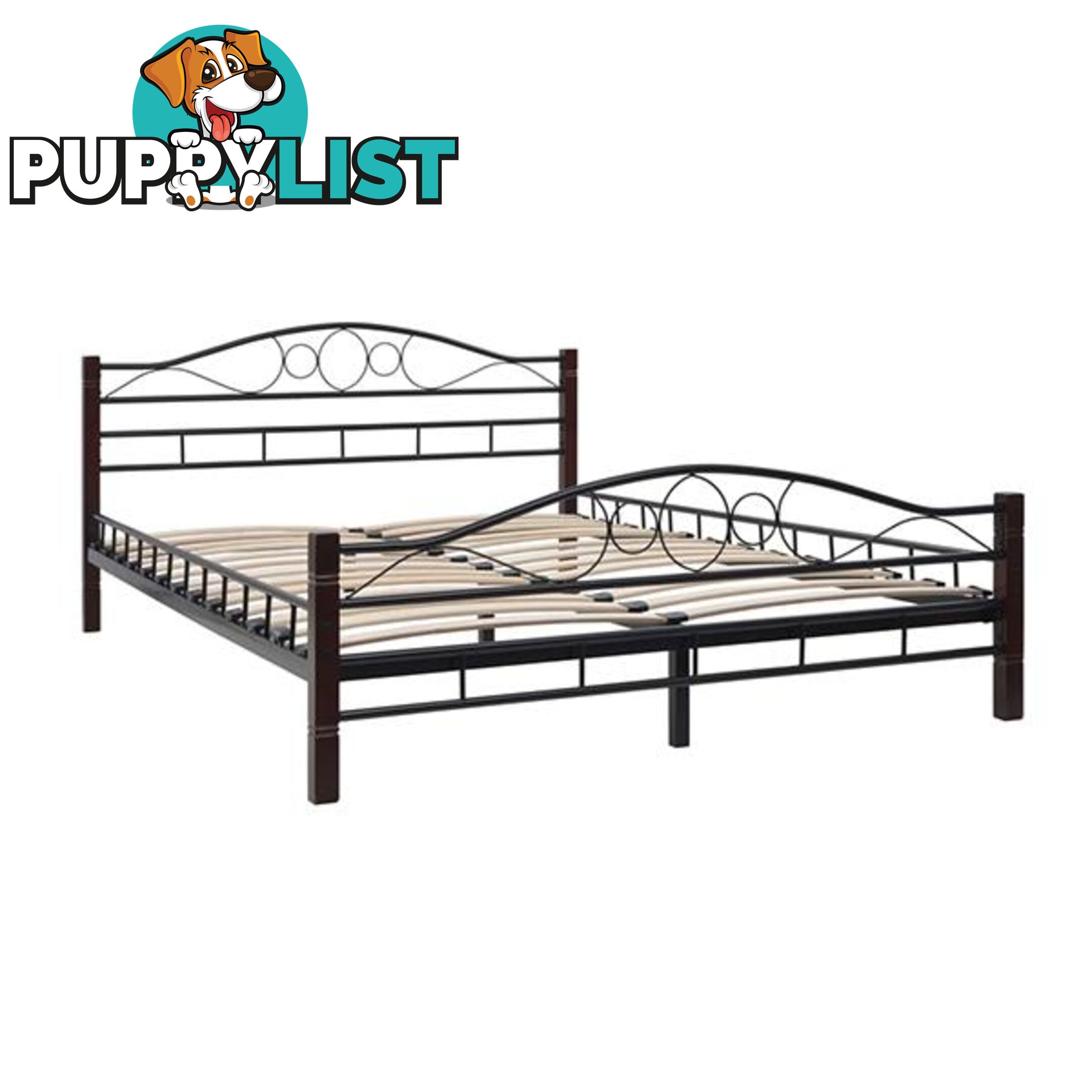 Bed Frame With Slatted Base - Unbranded - 7427046167048