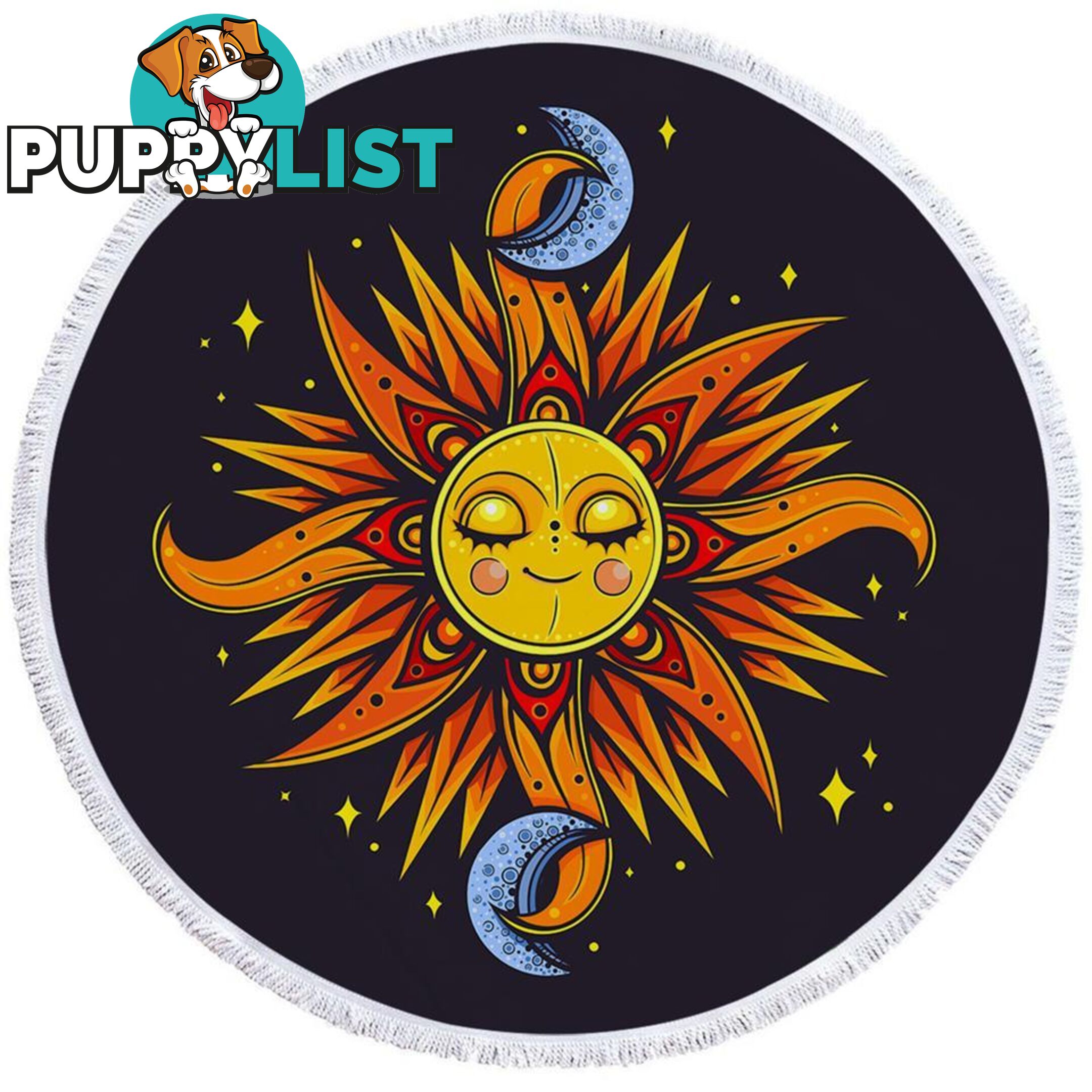 Sun and Moon Beach Towel - Towel - 7427046340922