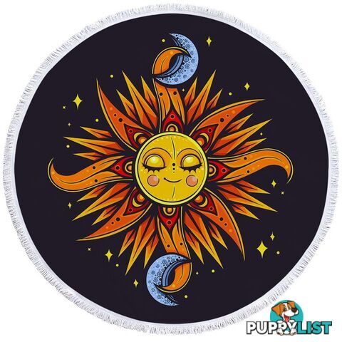 Sun and Moon Beach Towel - Towel - 7427046340922