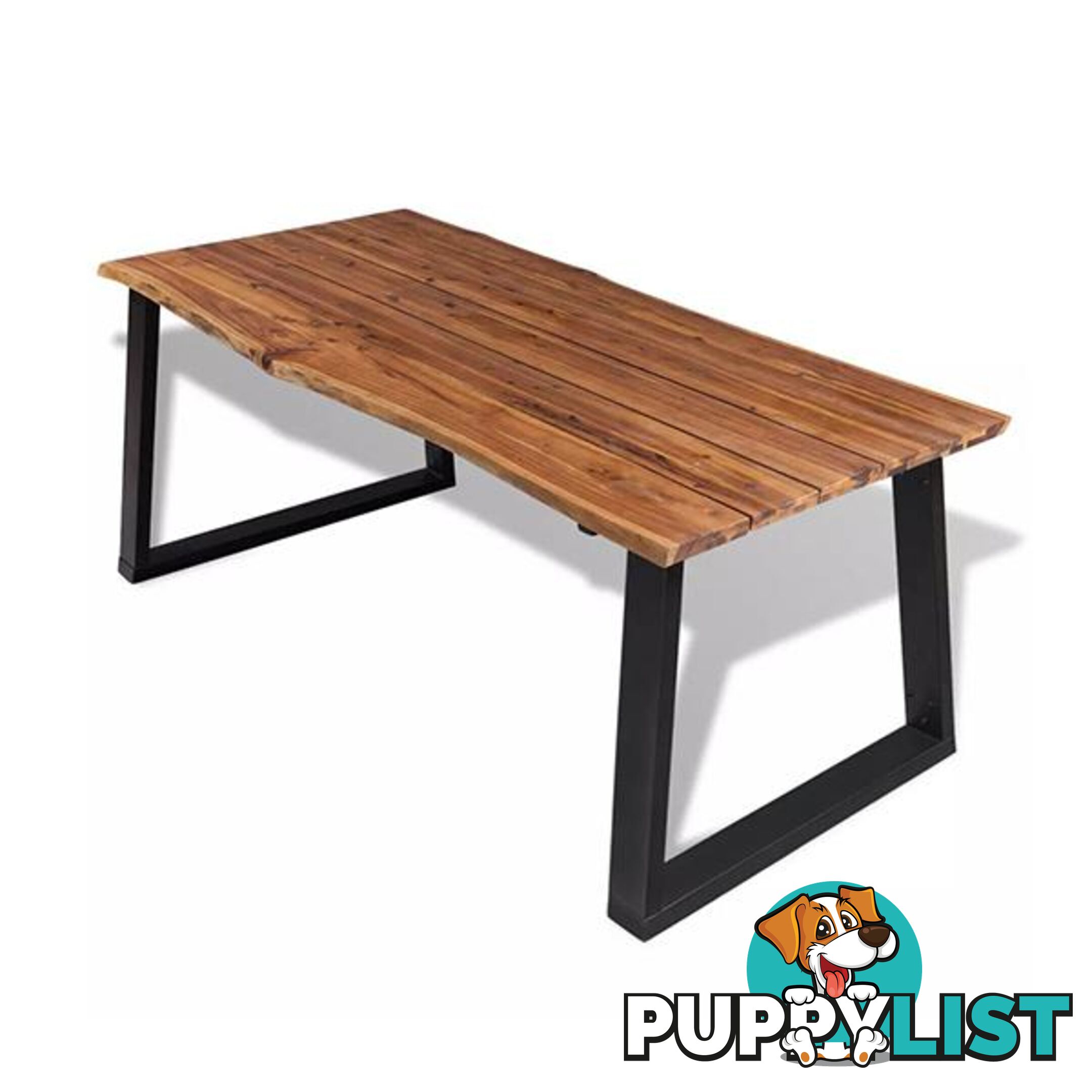 Dining Table Solid Acacia Wood - Unbranded - 7427046166669