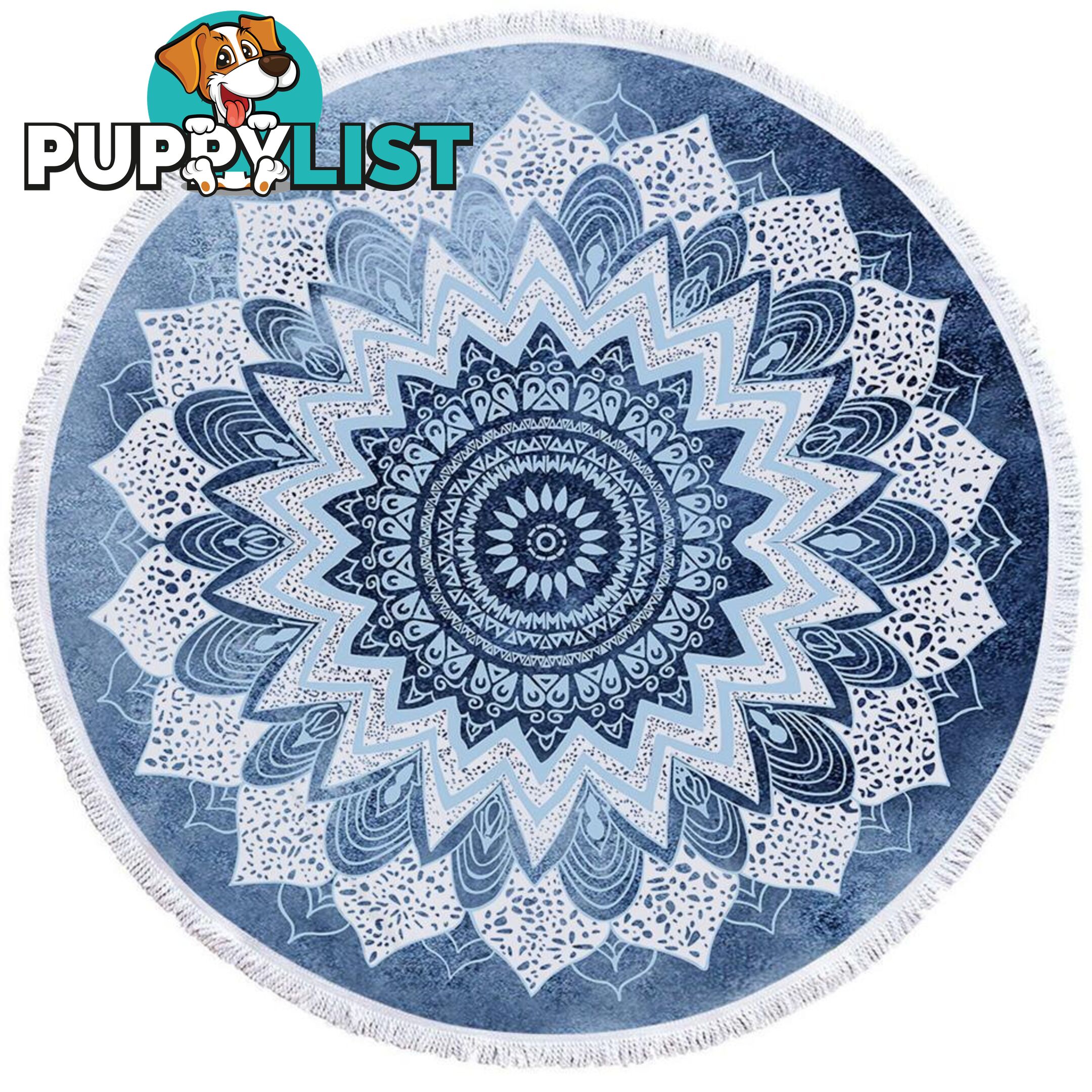 Ocean Mandala Beach Towel - Towel - 7427046325400