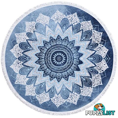 Ocean Mandala Beach Towel - Towel - 7427046325400