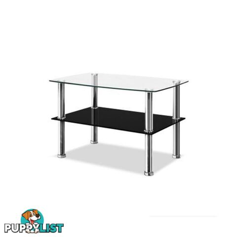 Artiss Dumor Glass Coffee Table - Artiss - 9350062155431