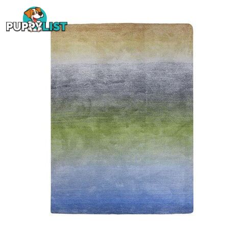 Gradience Green Polyester Shag Rug - Unbranded - 7427046073608