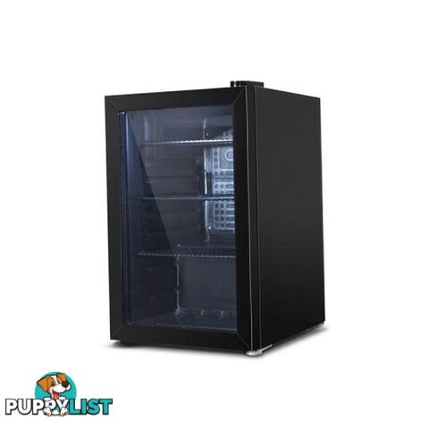 70 L Bar Fridge Glass Door Mini Countertop - Devanti - 9350062224465