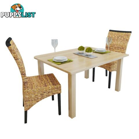 Dining Chairs Abaca (2 Pcs) - Brown - Unbranded - 4326500436511