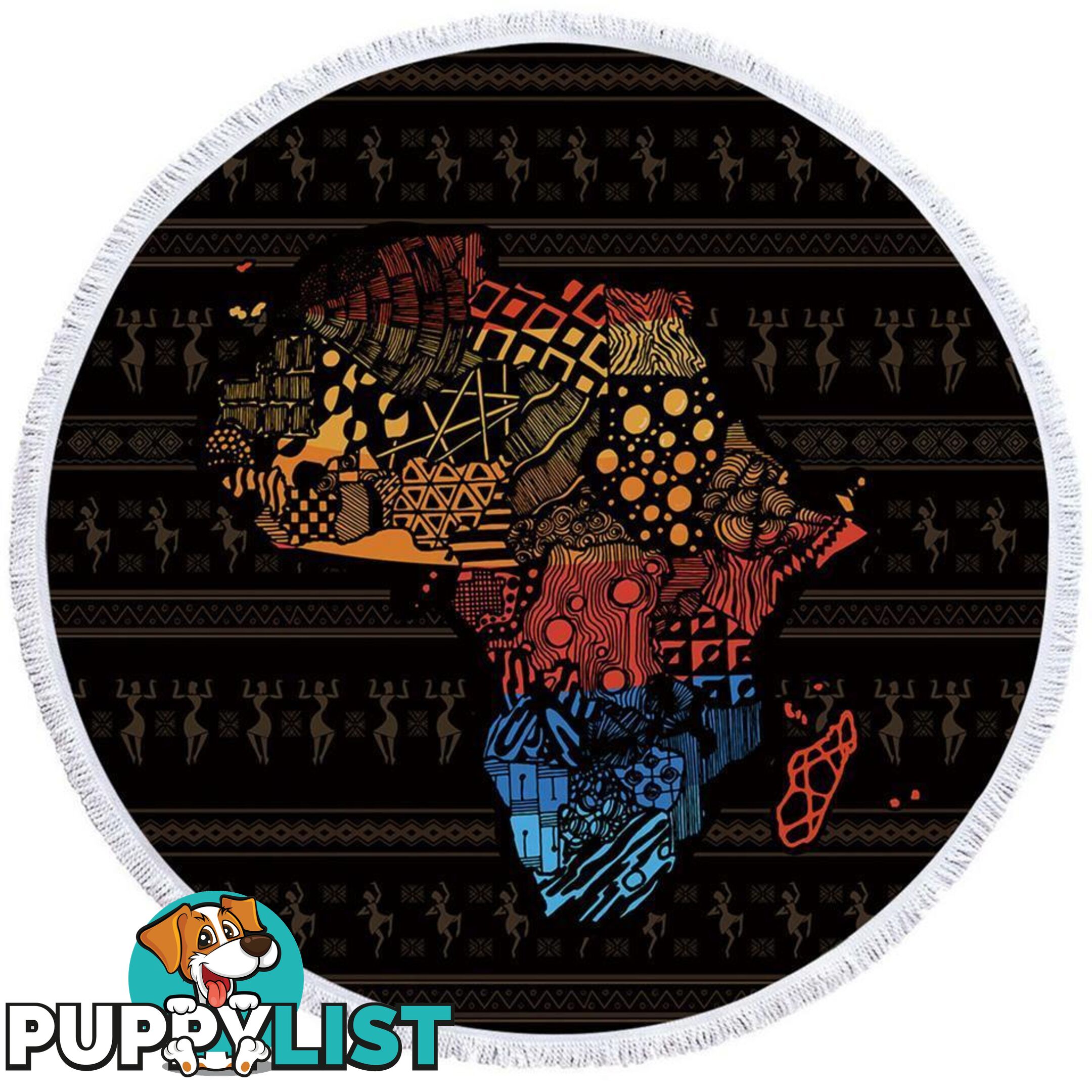 Africa Beach Towel - Towel - 7427046323406