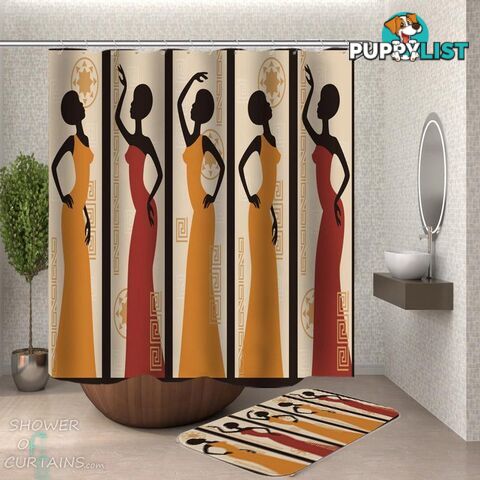 African Women Shower Curtain - Curtain - 7427046292887