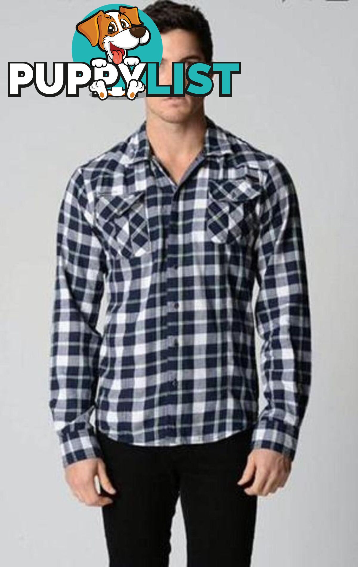 Deacon Peppercorn Check Shirt - Large - Deacon - 4326500389077