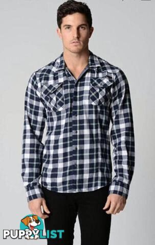 Deacon Peppercorn Check Shirt - Large - Deacon - 4326500389077