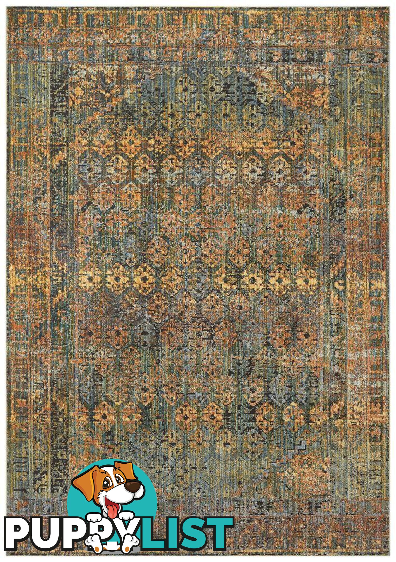 Jezebel Fluid Daylight Modern Blue Rug - Unbranded - 9375321827690