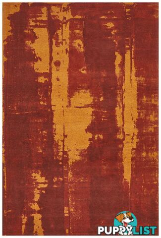 Magnolia Abstract Paprika Rug - Unbranded - 9375321879552