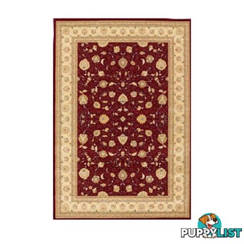 Polypropylene Pile Noble Claret Rug - Unbranded - 7427046178389