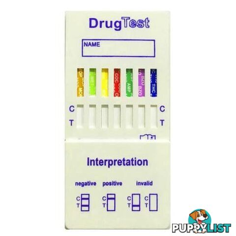 Saliva Drug Test Kit 7-in-1 - Unbranded - 9476062091637