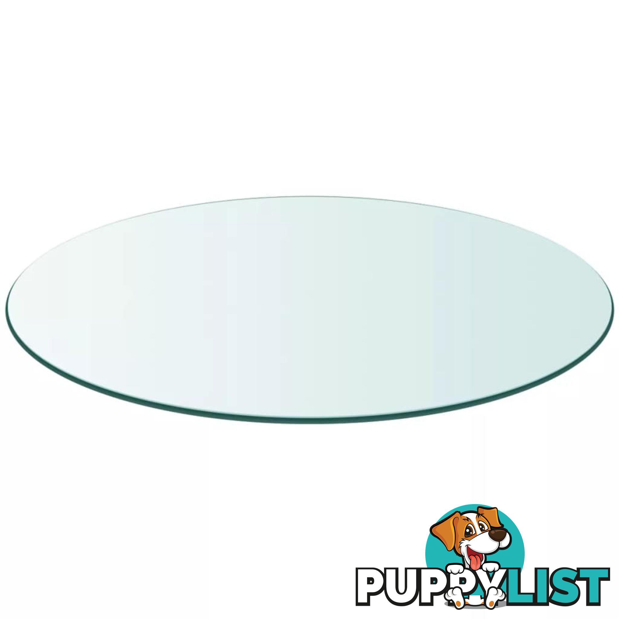 Table Top Tempered Glass Round 800 Mm - Unbranded - 9476062041946