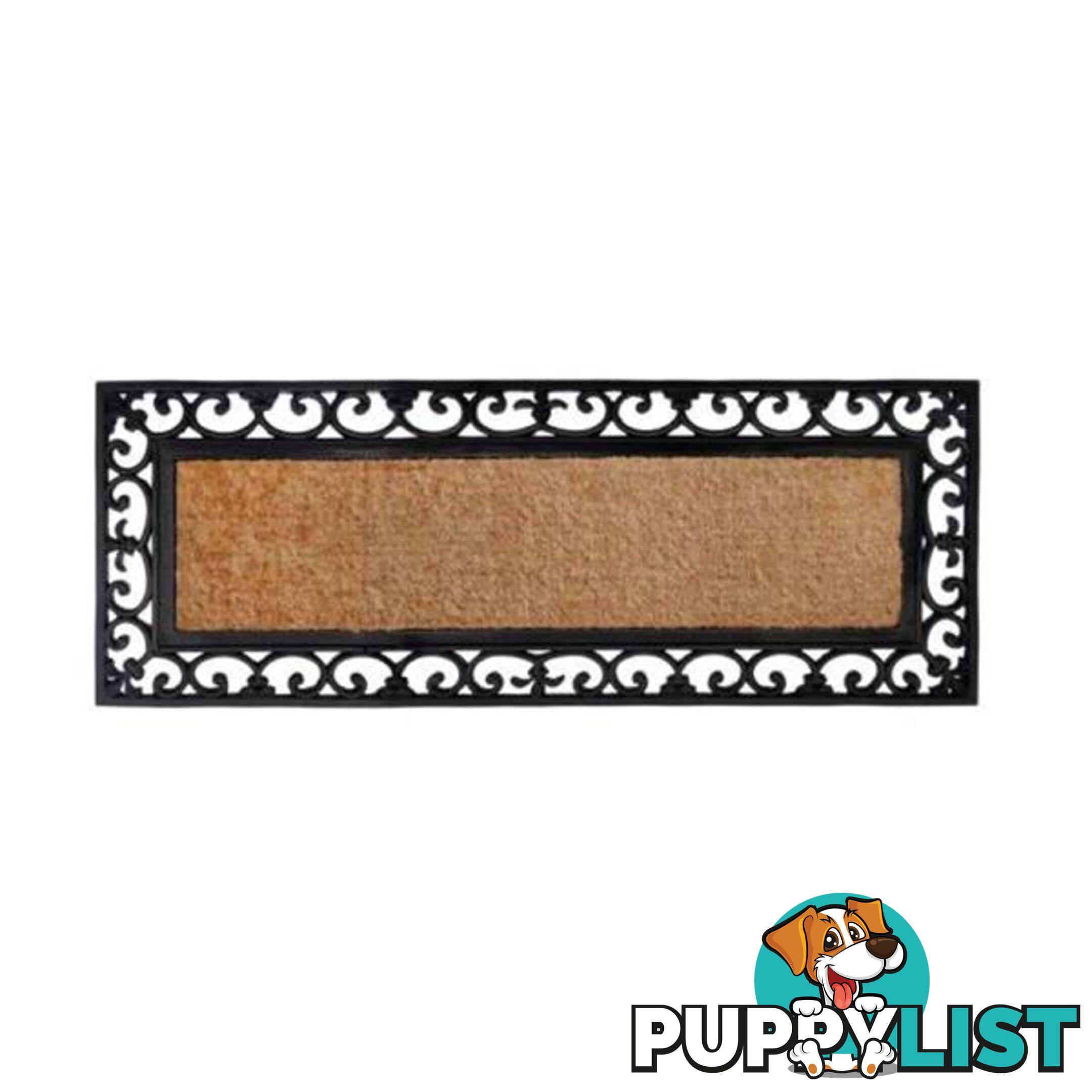 Vista Rubber Bordered Coir Door Mat 45 Cm X 120 Cm - Unbranded - 8901304504848