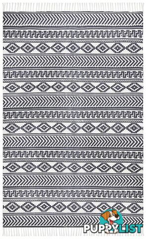 Zulu Totemic Rally White Rug - Unbranded - 9375321835558