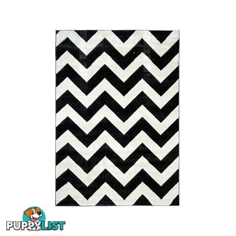 Picasso Chevron B And W Home Rug - Unbranded - 9324373027480