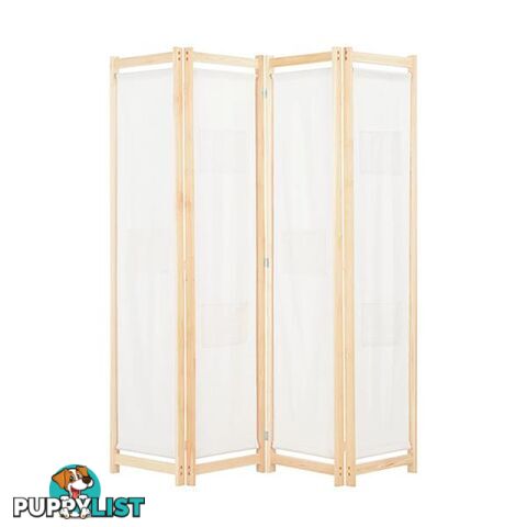 4 Panel Room Divider 160X170X4 Cm Fabric - Unbranded - 787976575892