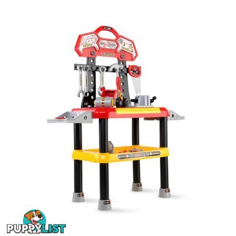 Keezi Kids Workbench Play Set - Red - Keezi - 9350062154526