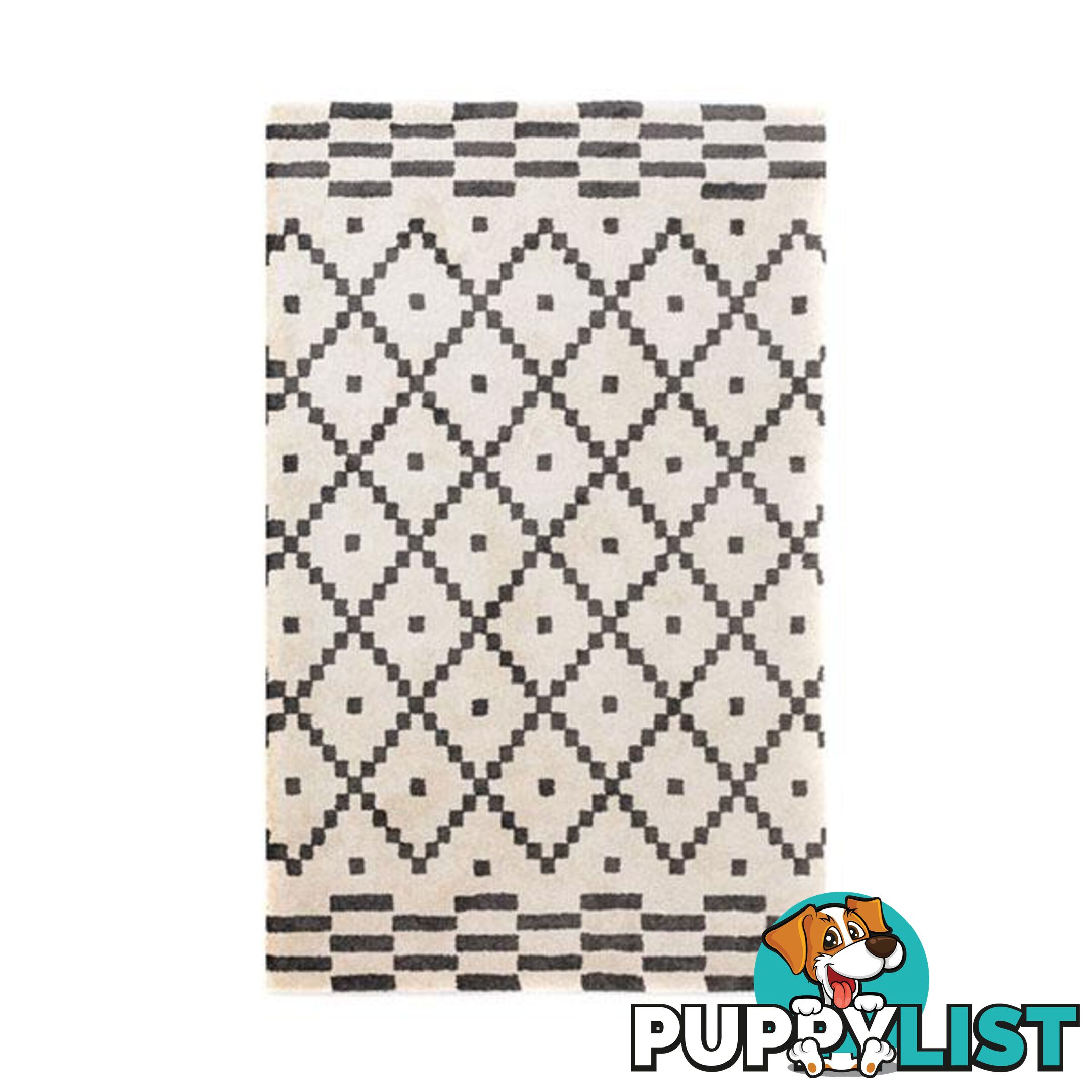 Polypropylene Ivory Vogue Rug - Unbranded - 787976630225