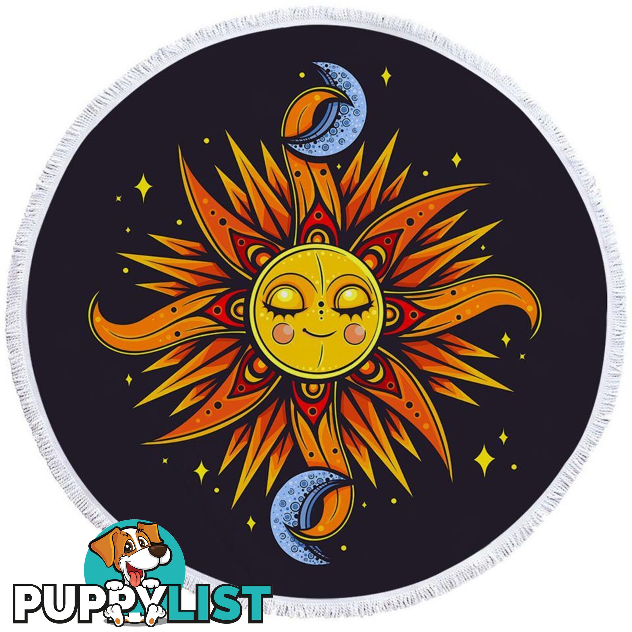 Sun and Moon Beach Towel - Towel - 7427046340908