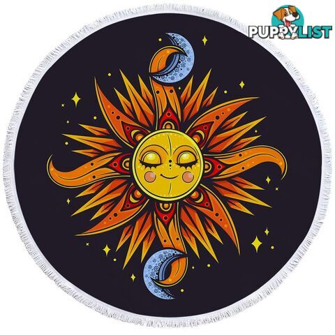 Sun and Moon Beach Towel - Towel - 7427046340908