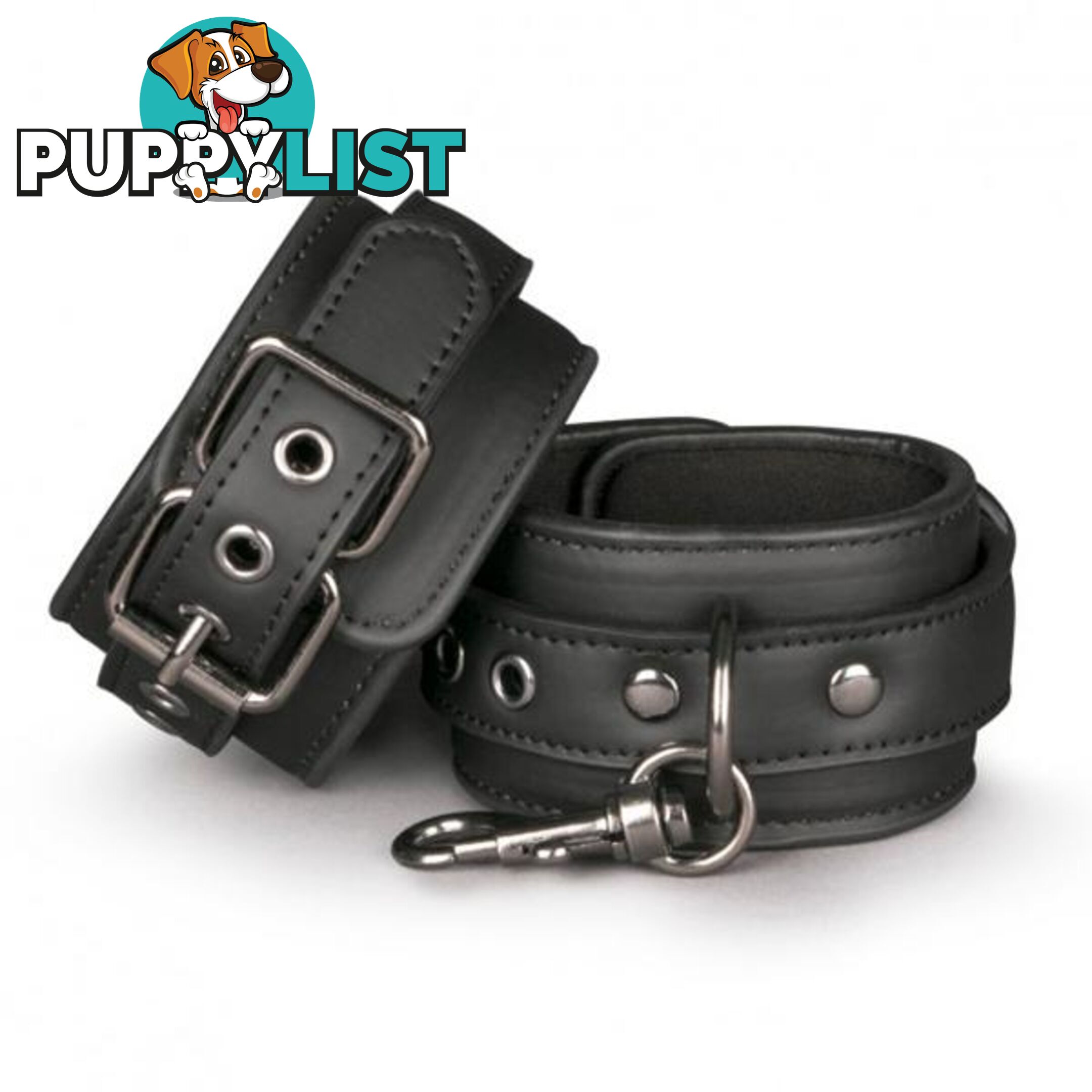 Handcuffs Black - Easytoys - 8718627528327