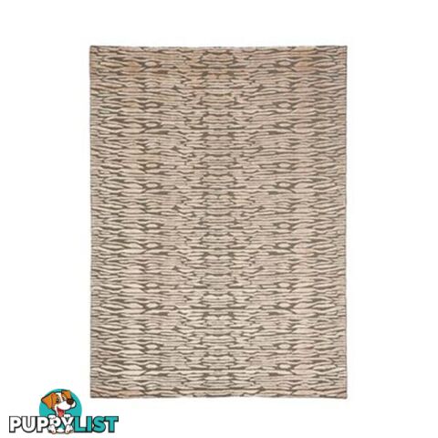 Artful Sea Saw Organic Grey Beige Rug 170 X 230 Cm - Unbranded - 7427046194433